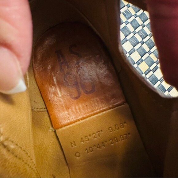 A.S. 98 Zada Tan Cut Out Booties Size 7 – Leather Ankle Boots NWOB - Picture 8 of 15